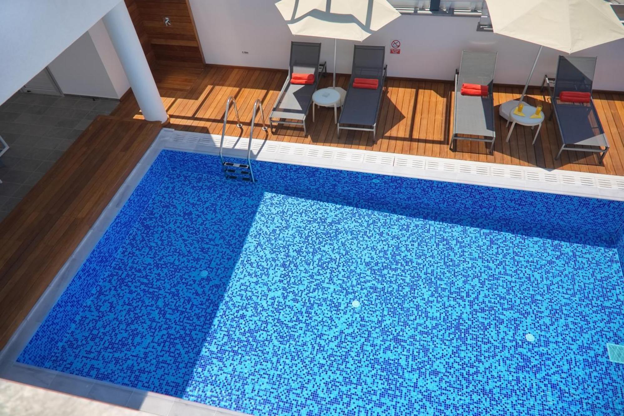 Seaview Luxury Villa Jacuzzi & Pool! 2 Min Beach Protaras Exterior foto