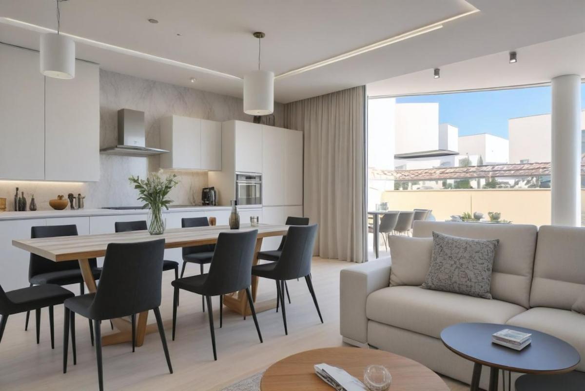 Seaview Luxury Villa Jacuzzi & Pool! 2 Min Beach Protaras Exterior foto